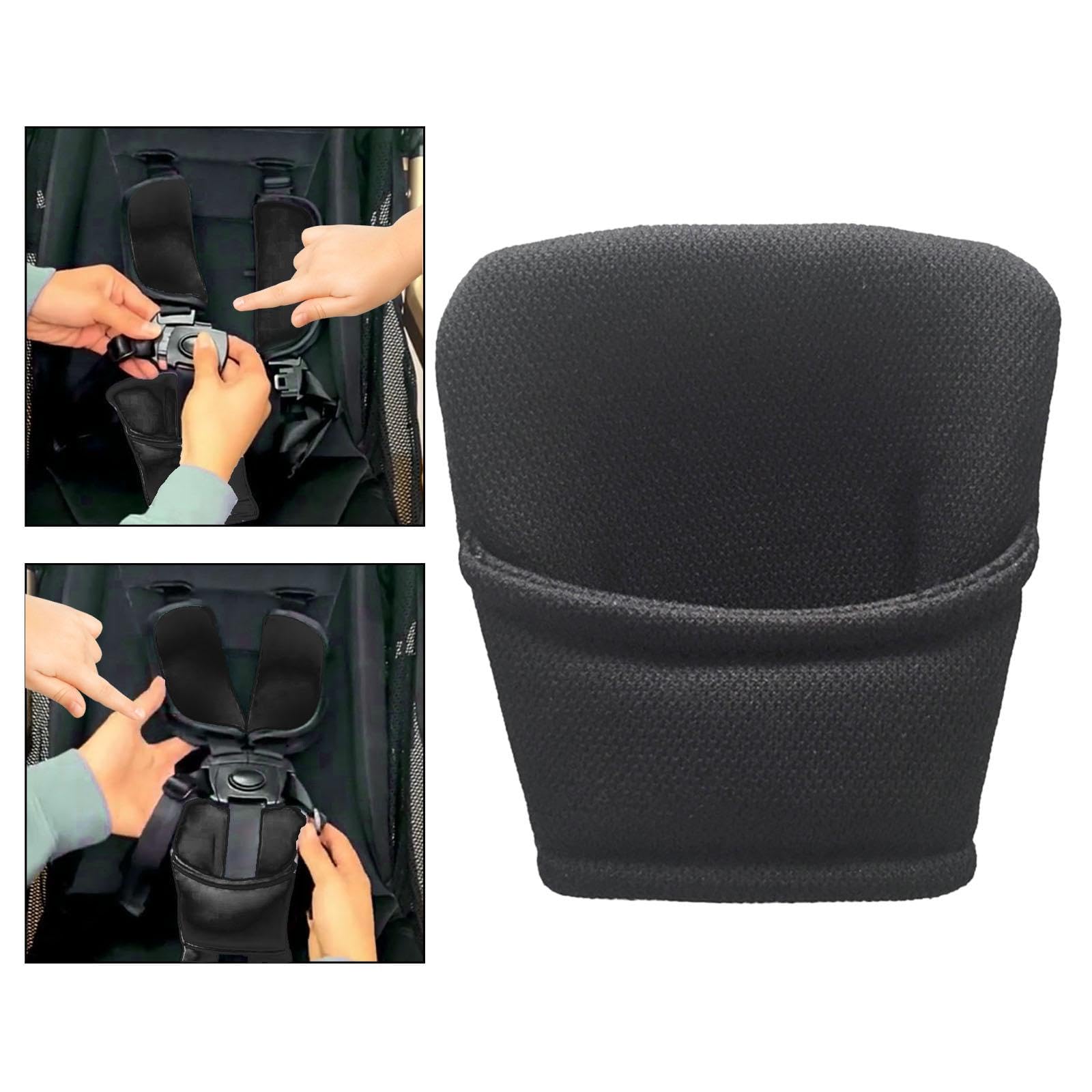 5X Imbottitura per Cinghia per Seggiolino Auto Passeggino Protezione per Cinghia per Seggiolino per Riutilizzabil