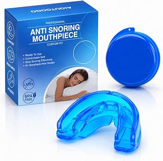 Schnarchschiene gegen Schnarchen (Gebrauchsfertig, Wiederverwendbar) | Effektiv Anti Schnarch Schiene (Weich & Komfortabel), Anti Snoring für Männer und Frauen, Schnarchstopper für ruhigere Nächte