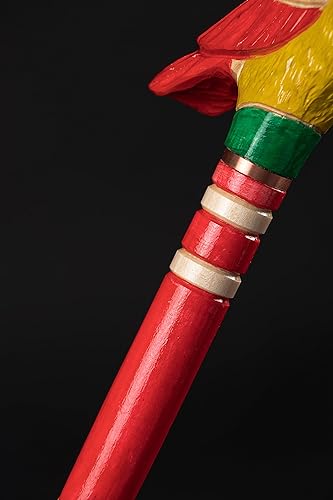 Miniatura 4 de Dove Decorative Wooden Cane, Designer Walking Stick - Bird Handcrafted Carved Hiking Baston