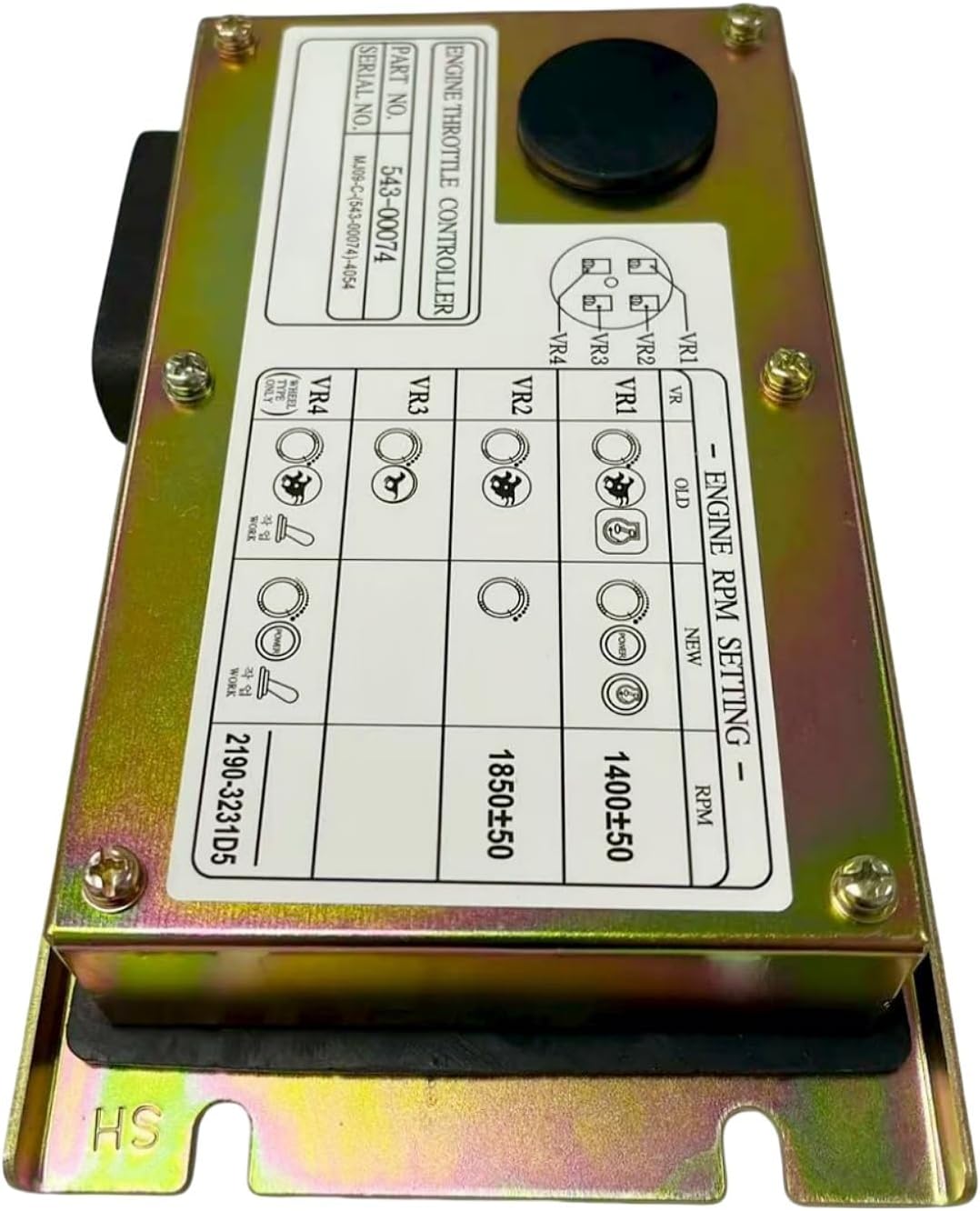 543-00074 Engine Throttle Controller Programmed Fits for Daewoo Doosan Excavator DH225-7 DH220-5 Parts