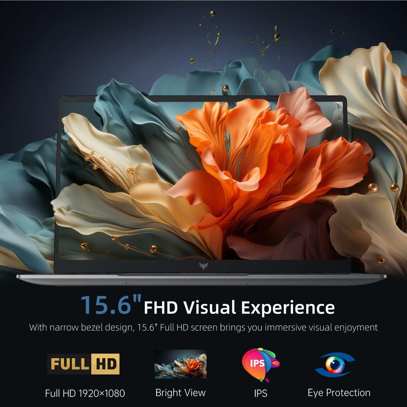 ACEMAGIC PC Portatile 15,6 Pollici,ln-tel N97 Notebook,16GB DDR4 512GB SSD PC Portatile in Offerta,1920 * 1080 IPS Full HD,Scocca in metallo Laptop,WiFi,HDMI,Grigio