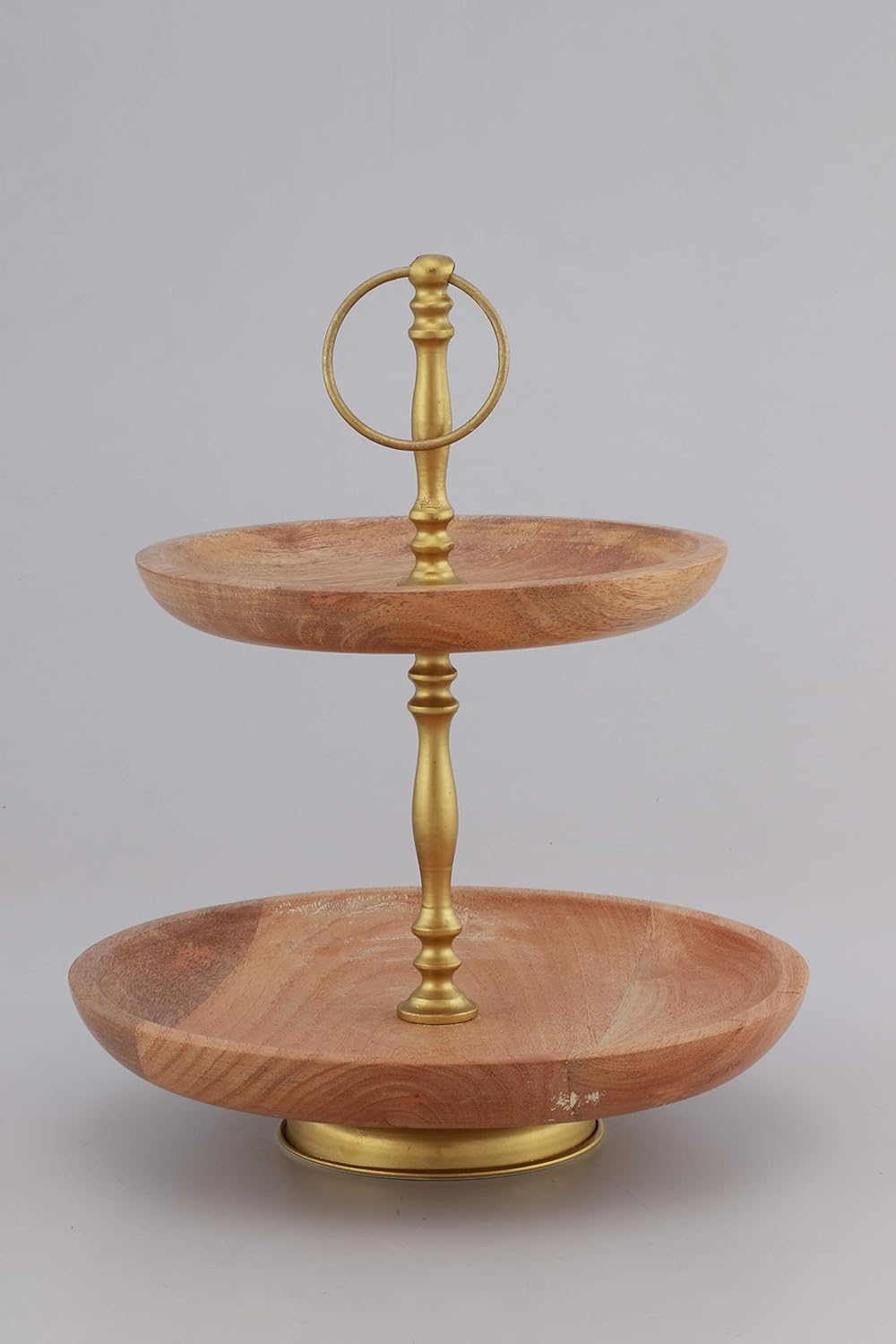 GRD International 2 Tier Wooden Serving Trays Amazon.in Home & Kitchen