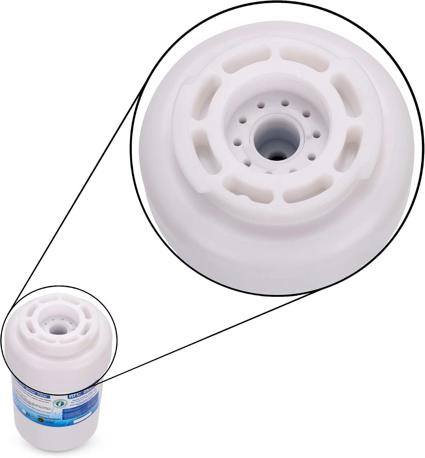 3-pack OnePurify MWF Water Filter Replacement Cartridge for Kenmore, GE, Aqua Fresh, Swift Green, Water Sentinel, Brita, Hotpoint