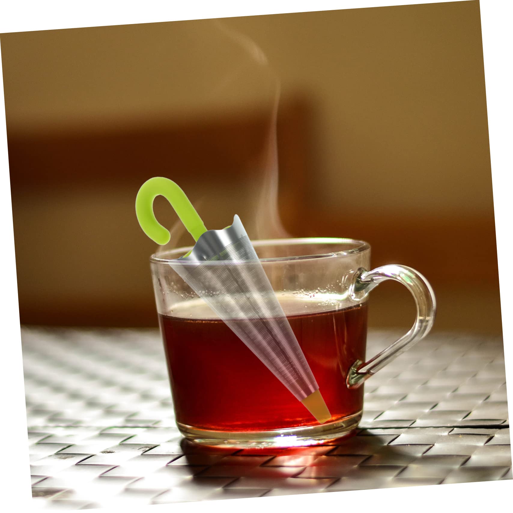 CRILSTYLEO Infusore Per Tè in Perforato Filtro Per Tè Da Cucina Colino Per Residui Di Tè Accessorio Pratico Per Infusione