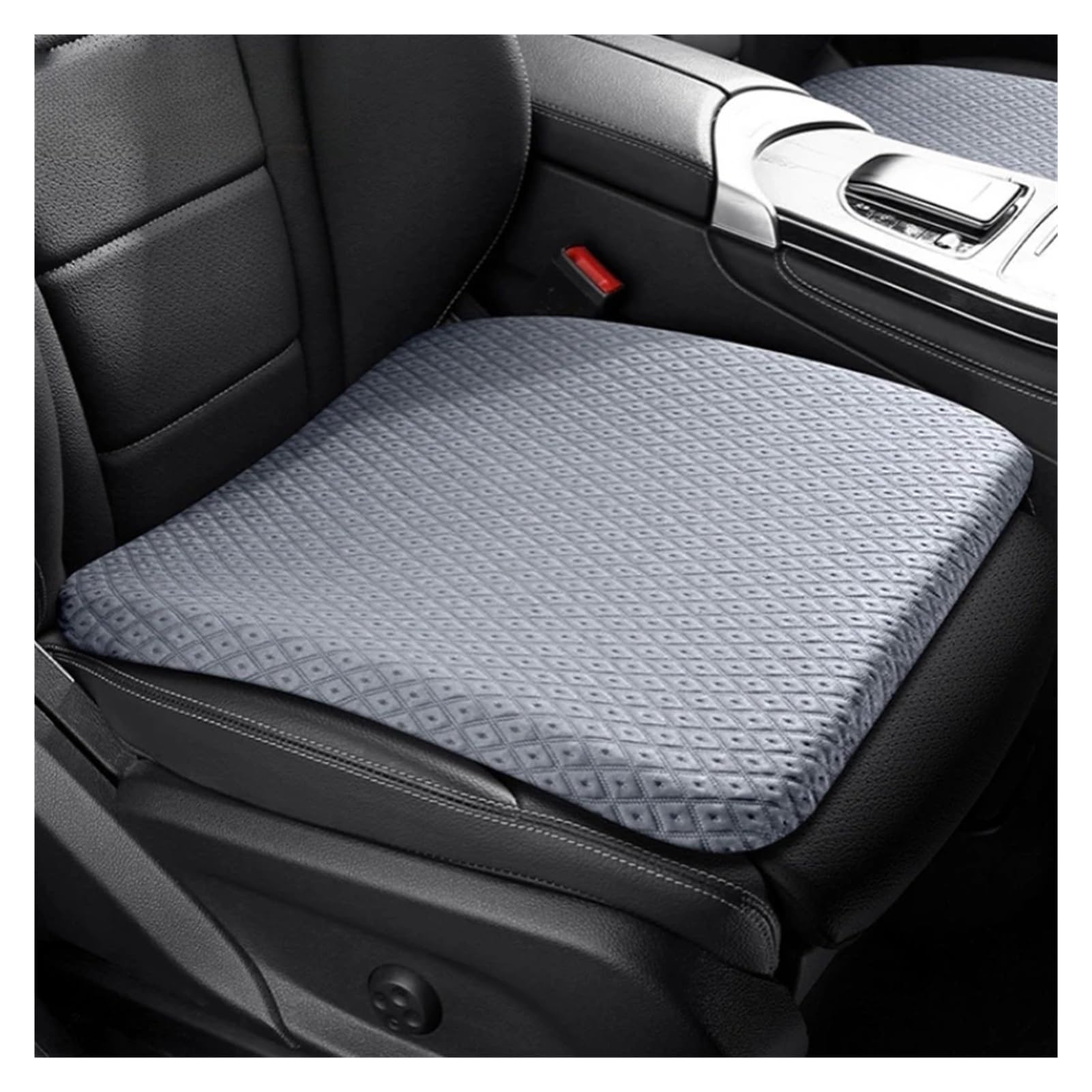 Hviyroi car seat cushion Car Seat Cushion Memory Cotton Lumbar Pillow Support Driver Breathable and Cool(Gray)