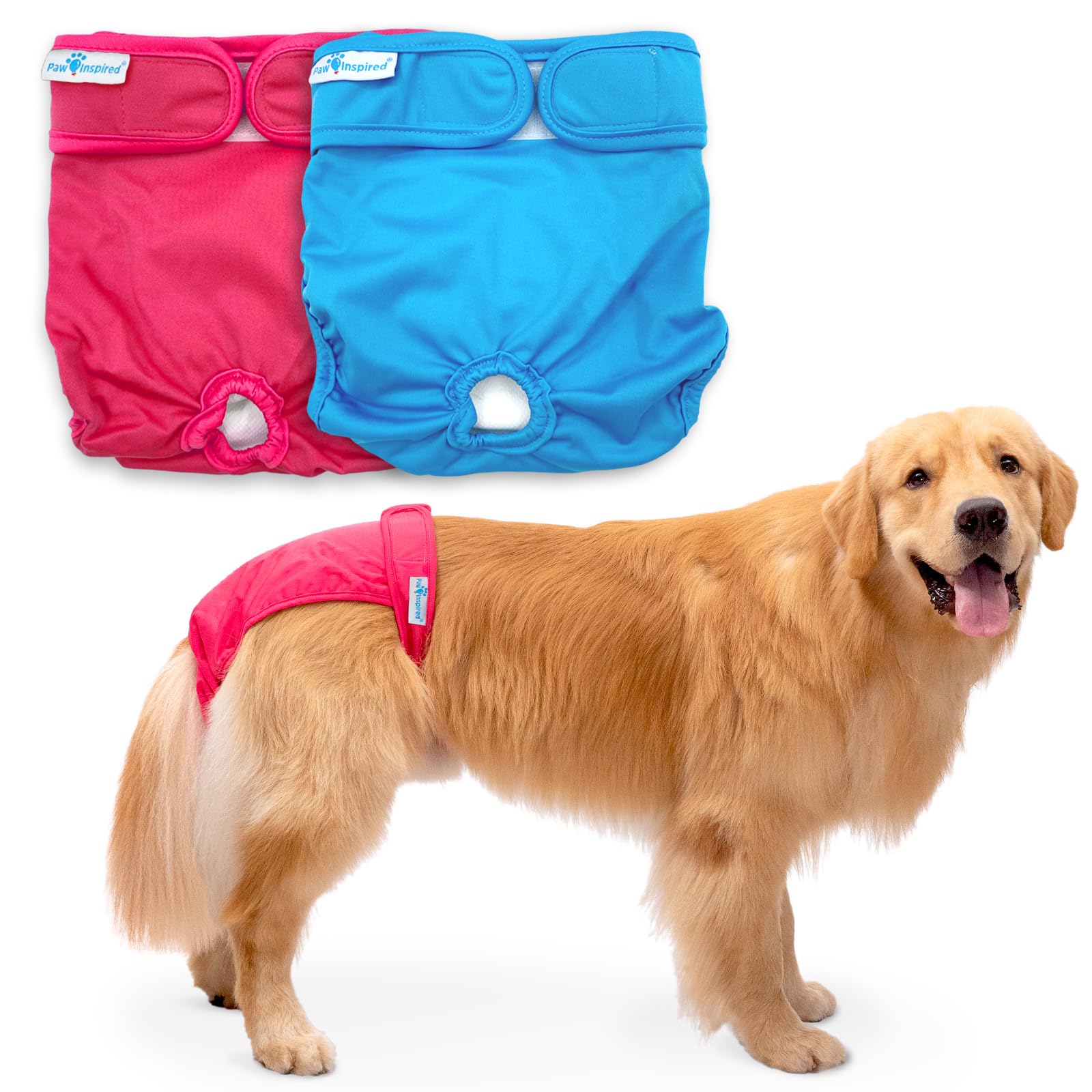 Paw Inspired Washable Dog Diapers XL