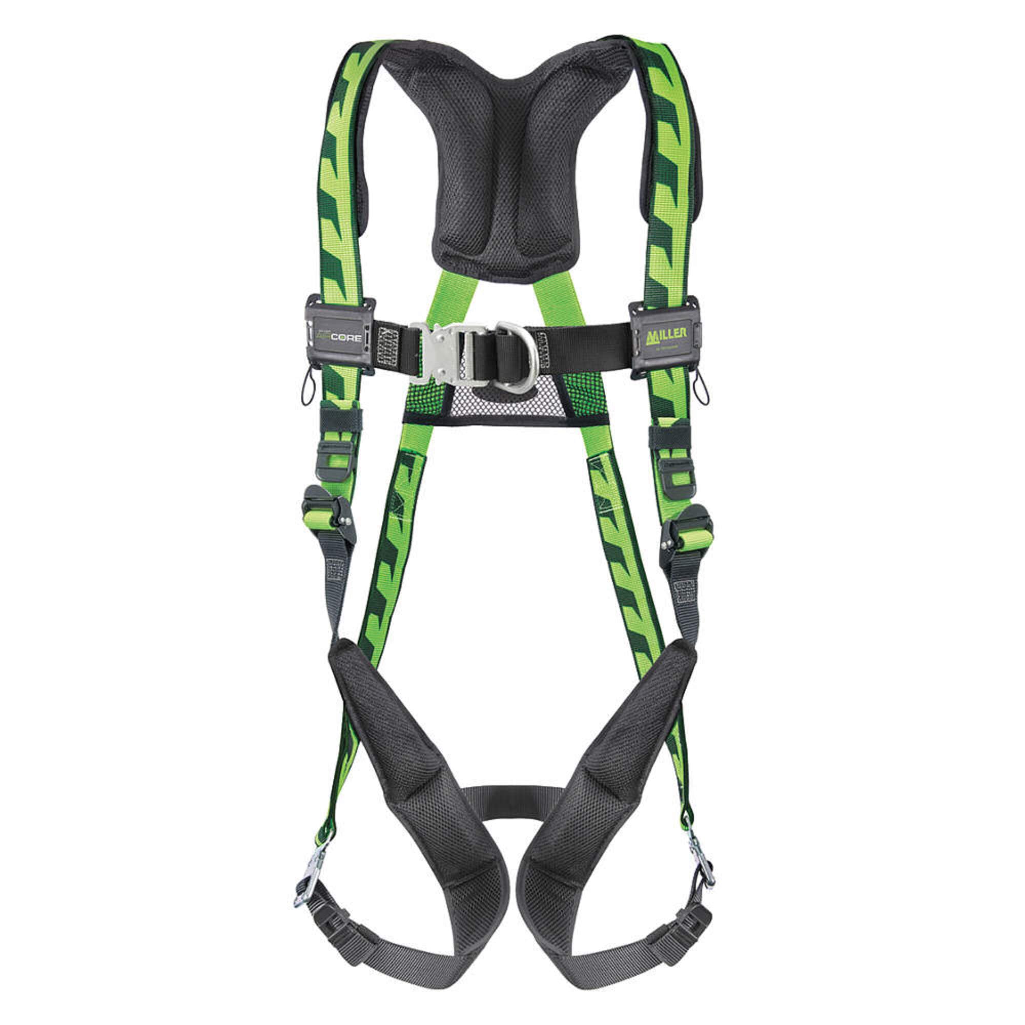 Full Body Harness, Grn, Unvsl, QuickConnect