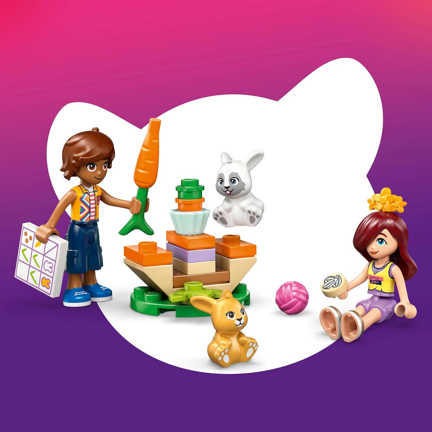 Lego 42679 Friends Heartlake City Rabbit Hotel Toy Birthday Present Blocks Educational Girls Boys Children 5 6 7 8 Interior Stylish Pretend Play