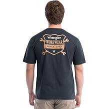 Wrangler Mens Short Sleeve Cotton Graphic Shirt