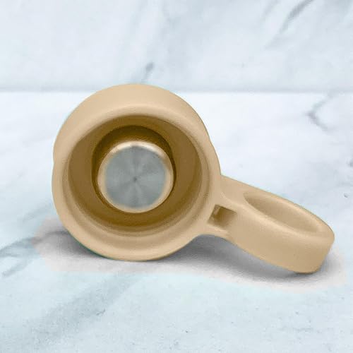 Miniatura 5 de purifyou Tapa de repuesto para botella de agua de vidrio reutilizable de 40, 32, 22, 12 onzas con marcas de tiempo y volumen, funda de silicona