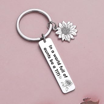 Titi Gifts Aunt Keychain Auntie Birthday Keychain