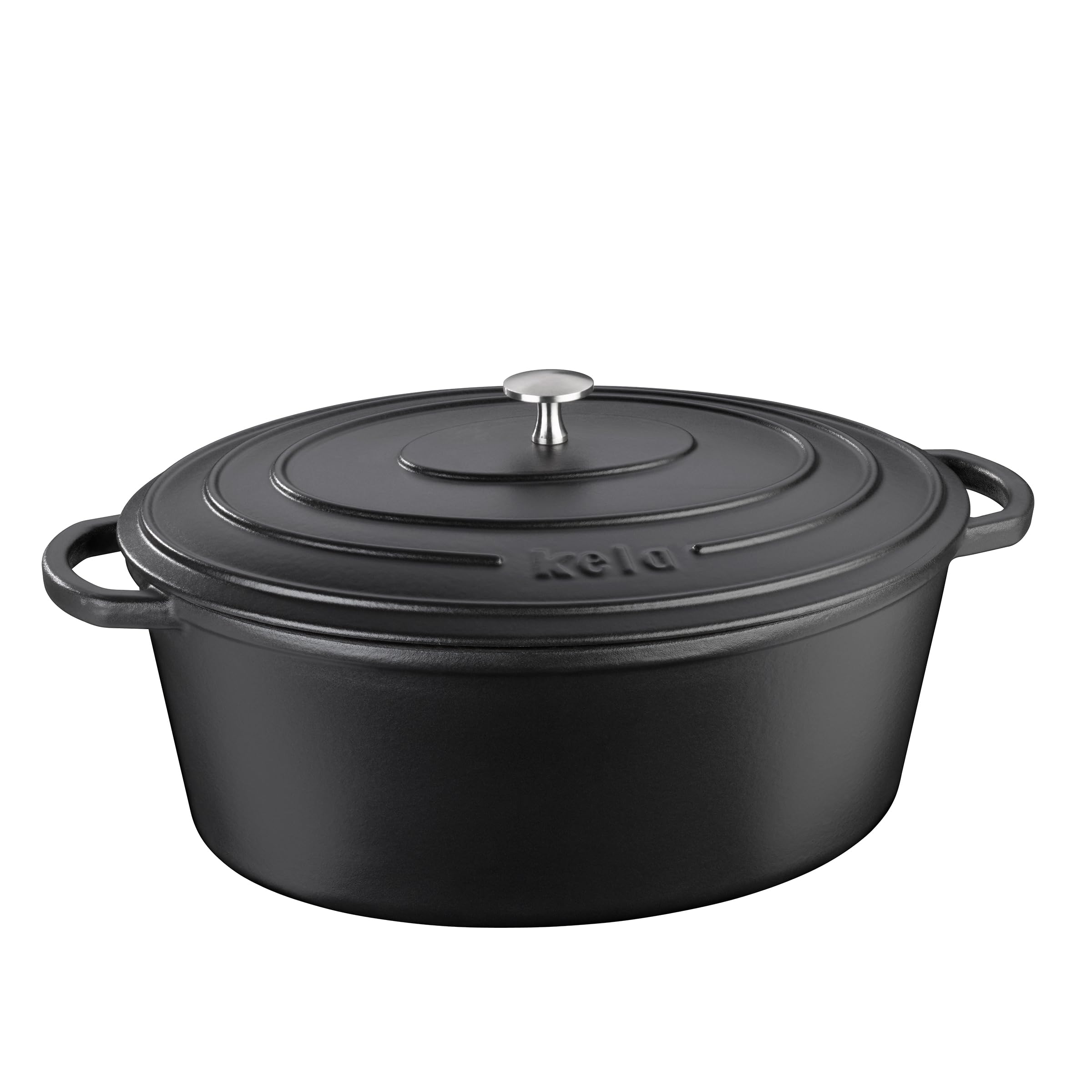 Kela なべ 鍋 Kerros8.0L オーバル鍋 ブラック Amazon｜Kela ケラ 鍋 Kerros8.0L オーバル鍋 15153 ブラック