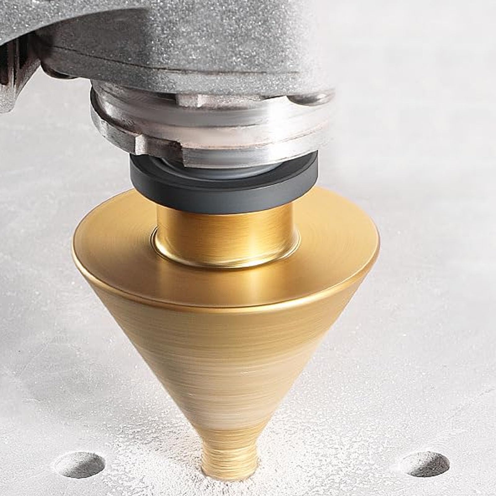 Diamond Beveling Chamfer Bits, 50mm Diamond Countersink Drill Bit for Shaping Enlarging Trimming Holes Up to 50mm - Image 4
