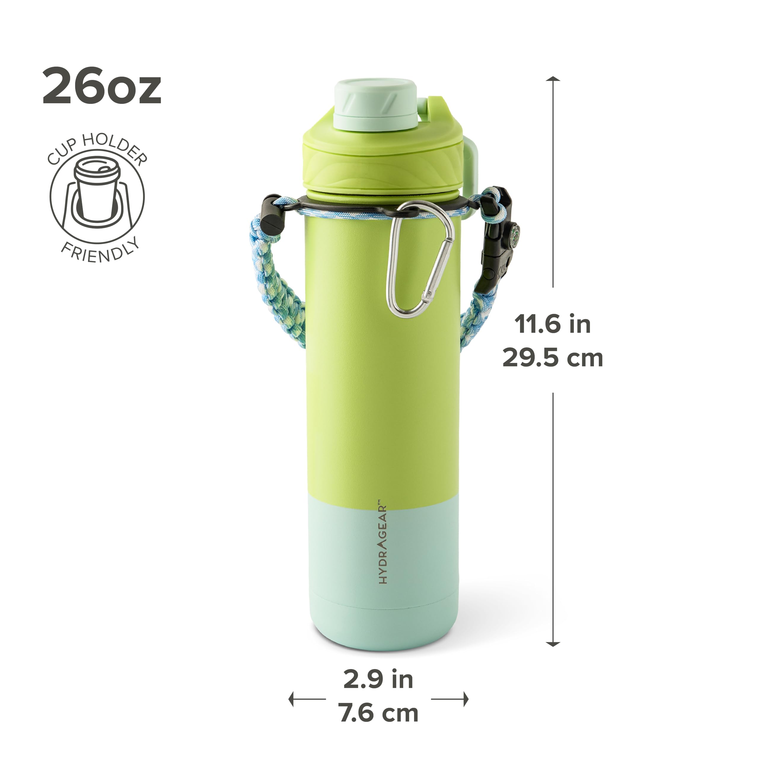 Amazon.com: Hydragear Zenith Chugger 26 oz Stainless Steel Water