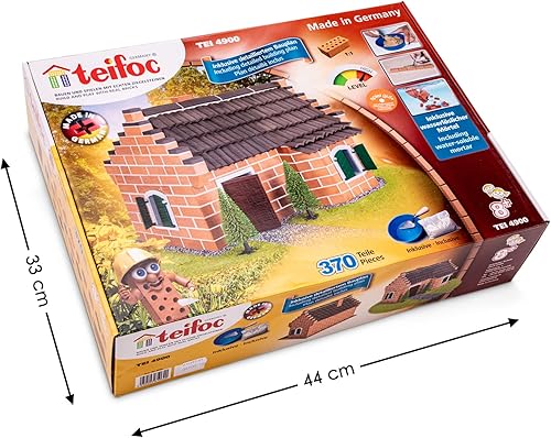 Miniatura 3 de Historic House - Juego de construcción de ladrillos, 370 bloques de construcción, juego de erector y juguete de construcción STEM