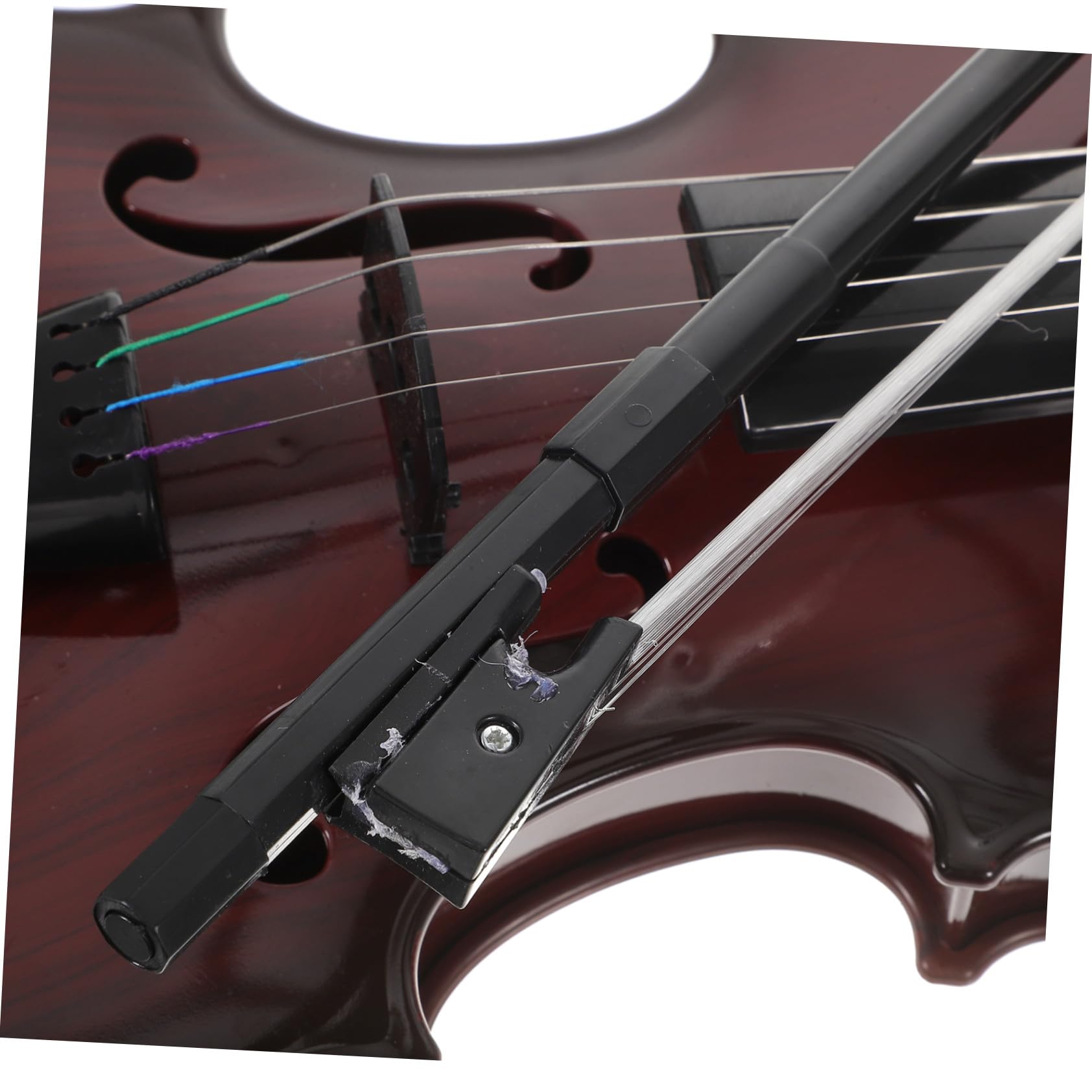 Mini Violino Giocattolo Musicale per Bambini, Marrone Plastica | Forma Classica, Stile Piccolo e Delicato, Idea Regalo Compleanno, per Ragazzi e Ragazze