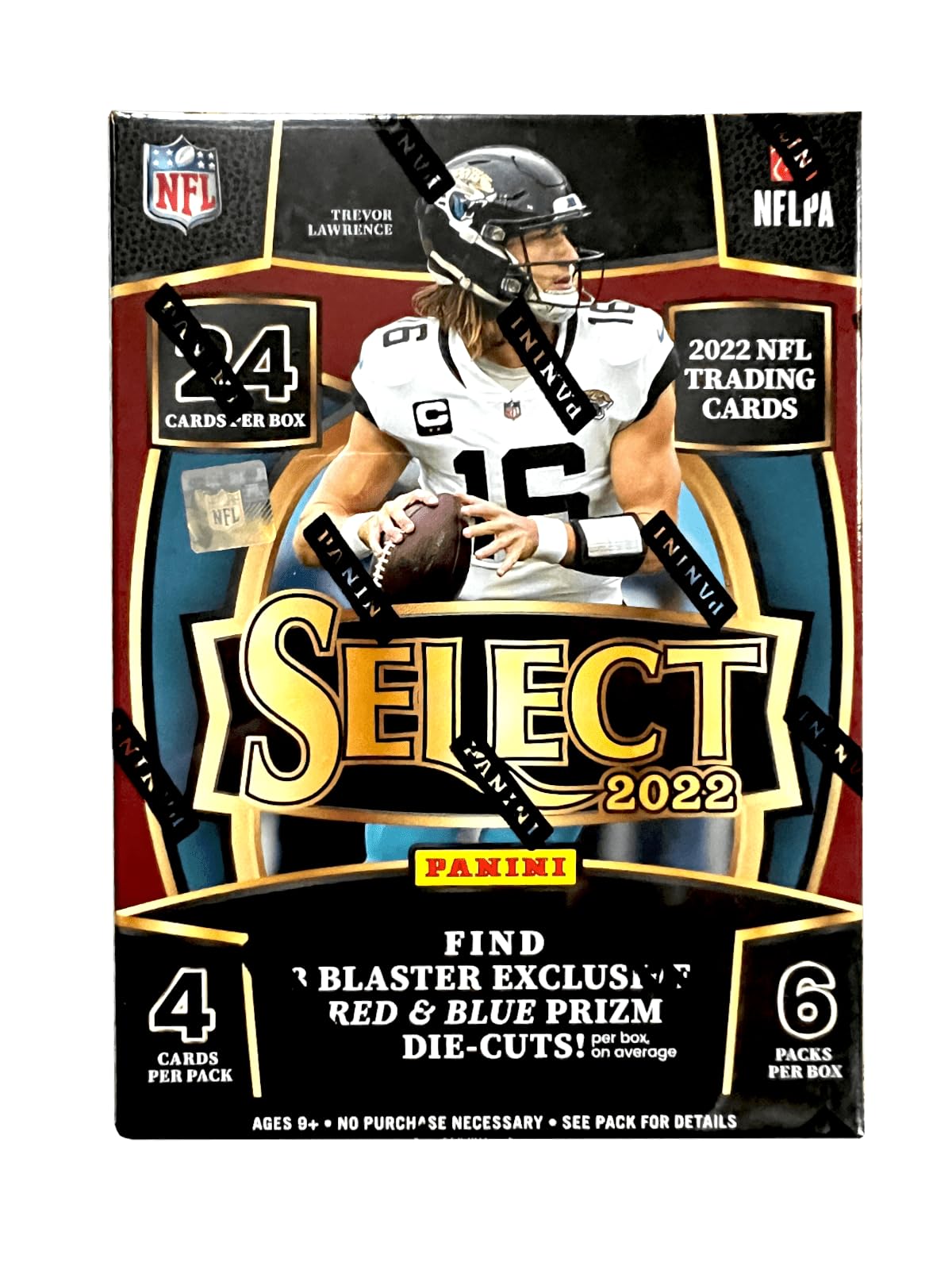 2022 Panini Select Football Trading Card Blaster Box (Red & Blue Prizm Die-Cuts)-image-11