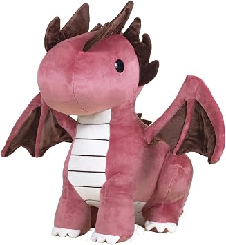 Bellzi Fire Dragon 22" Cute Stuffed Animal Plush Toy Soft & Adorable Fire Dragon Plushie Gift Perfect Present for All Ages Giant Draggi