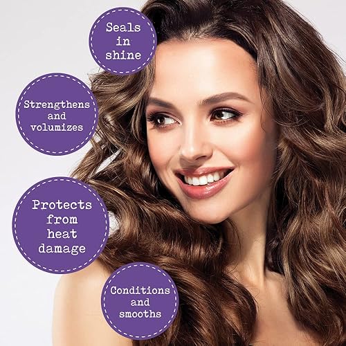 Miniatura 5 de Pharm To Table Heat Protect Biotin Spray para peinar 81fl oz8 fl oz protege el cabello del calor y herramientas de peinado hasta 450 F vitamina B7