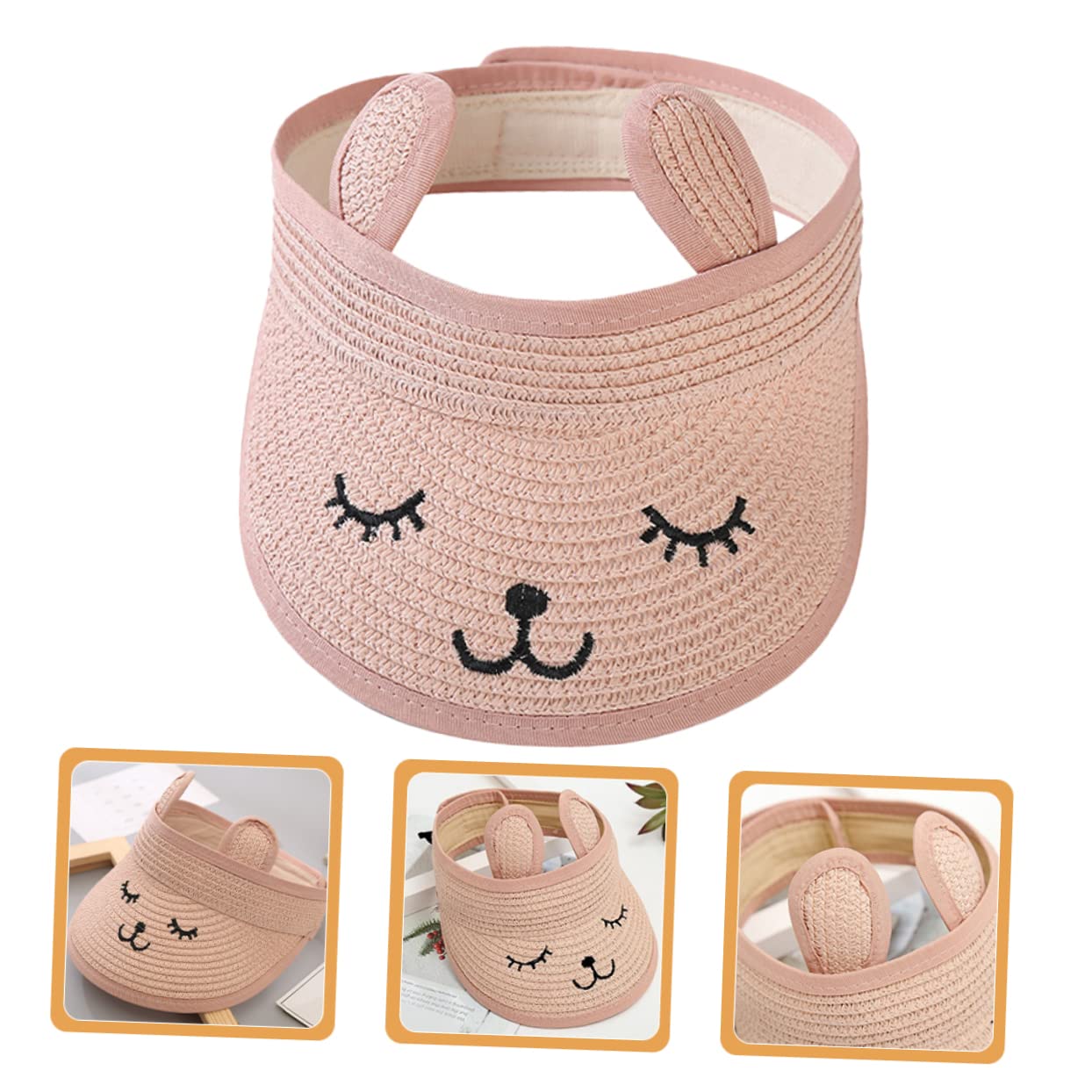 VALICLUD 4 Piezas De Sombreros De Sol Vacíos Sombreros De Playa para Mujeres para Hombres Viseras para para Pequeños para para