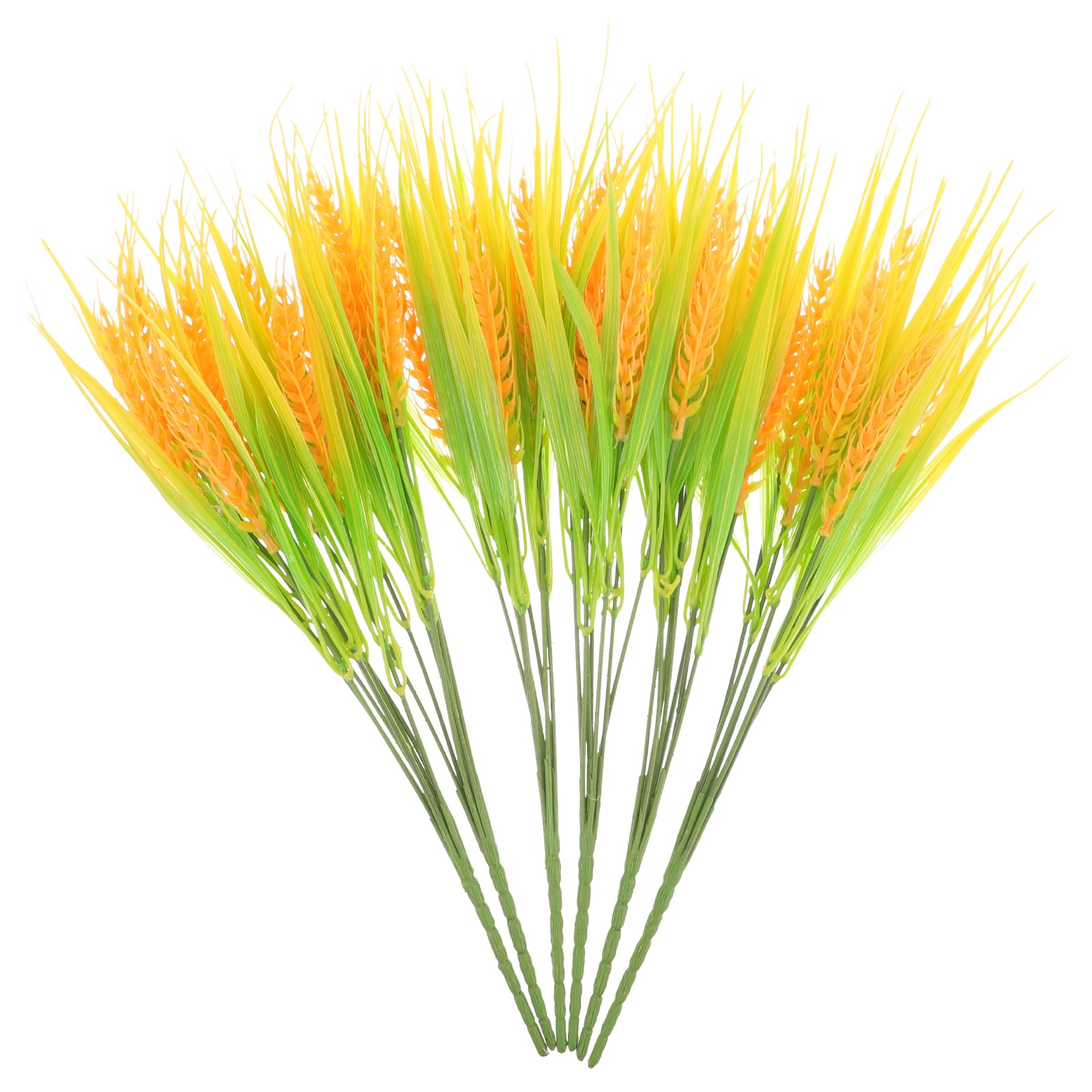 Frutas artificiales de plástico lavable en pack de 6 piezas amarillas y verdes ultra estables