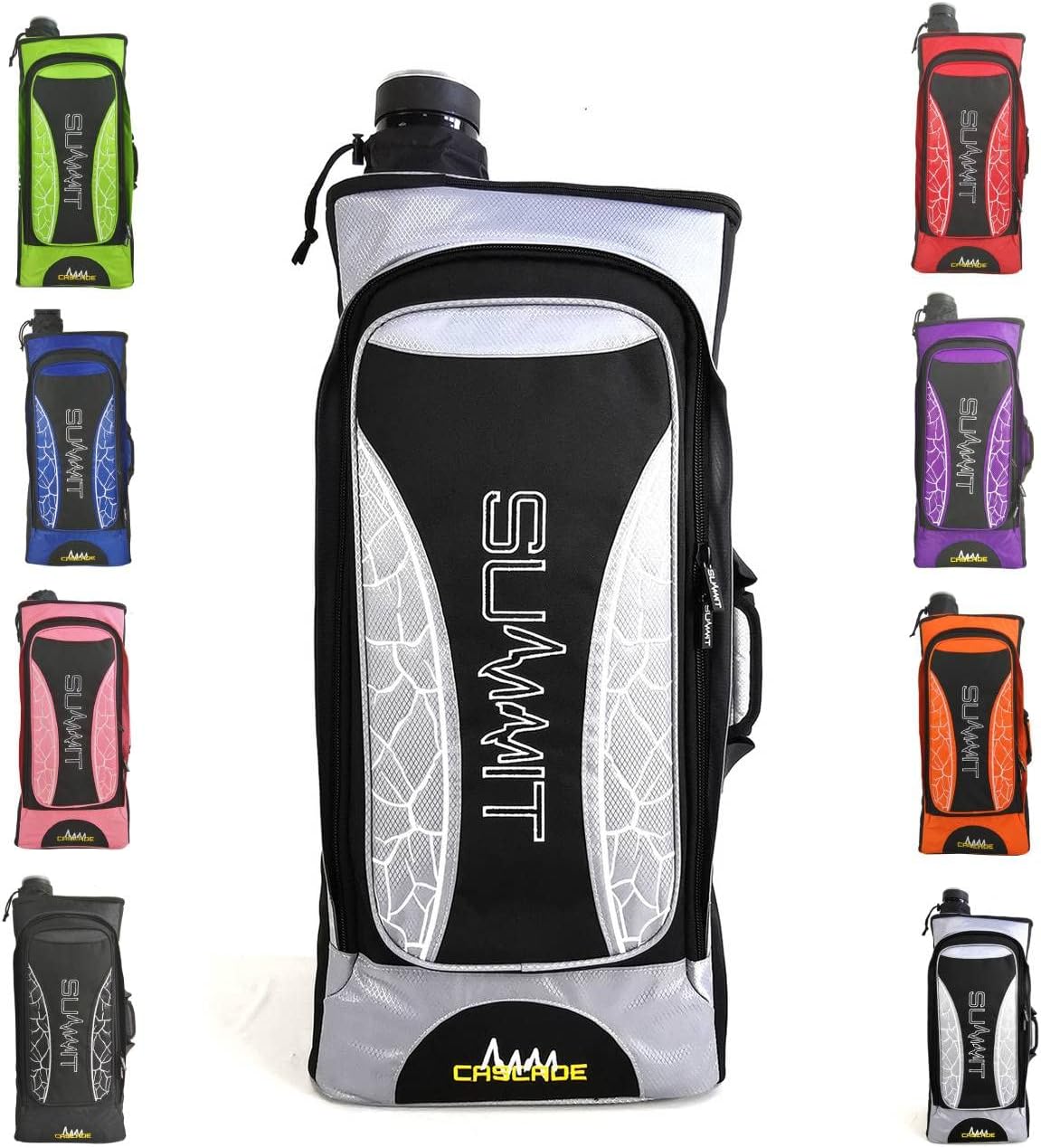 Summit Archery Cascade Recurve Backpack Bow Case (Gray, with Arrow Tube (Add $10, Reg $20))