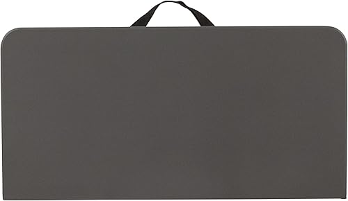 Miniatura 13 de Flash Furniture Dunham Mesa Cuadrada de Plástico Plegable para Eventos de 2.83 Pies con Asa de Transporte, Mesa de Banquete Bi-Fold para Eventos de