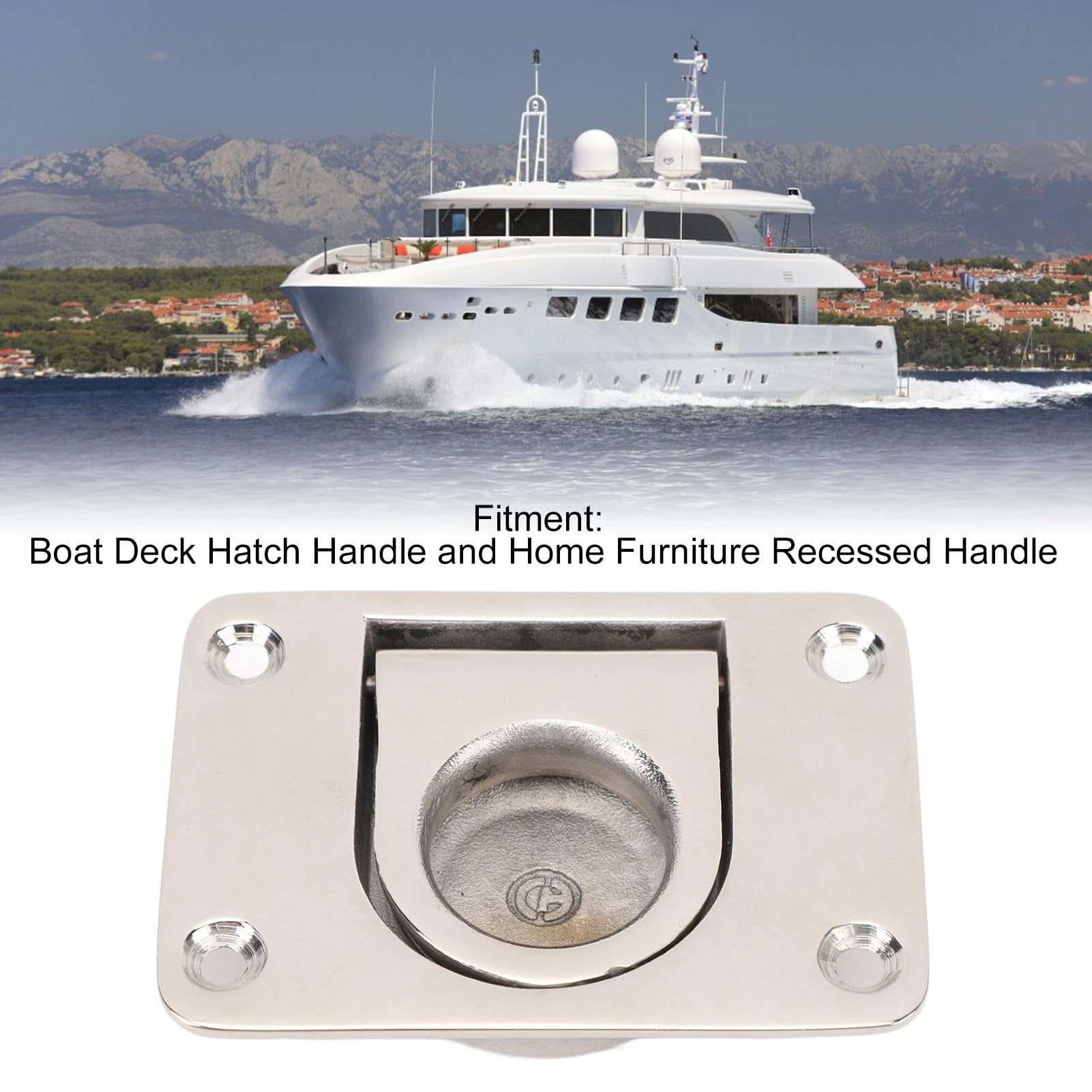 Maniglia Per Boccaporto Inossidabile 316 Maniglia Tonda Ad Anello Tonda