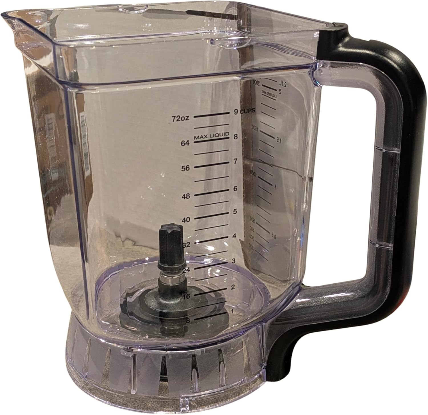 Replacement Pitcher for Ninja Blender Models AMZ012BL AMZ493BRN NN210 NN210C NN210Q BL490 BL493 BL494-72oz Capacity