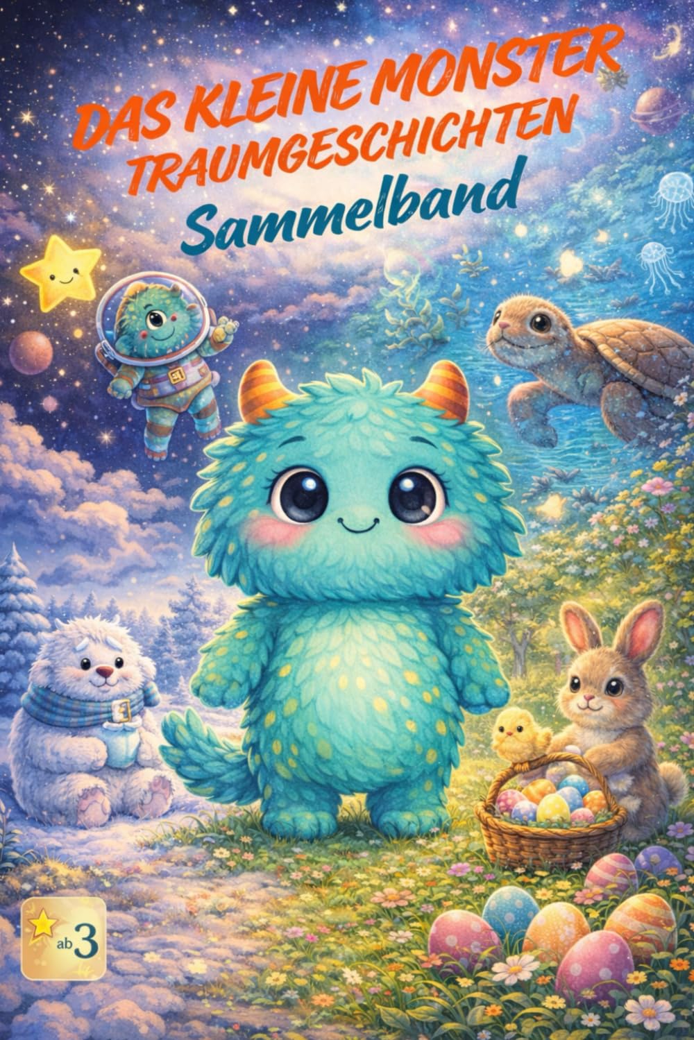 Das kleine Monster – Traumgeschichten: Sammelband mit vier ruhigen Traumreisen zum Einschlafen für Kinder ab 3 Jahren.