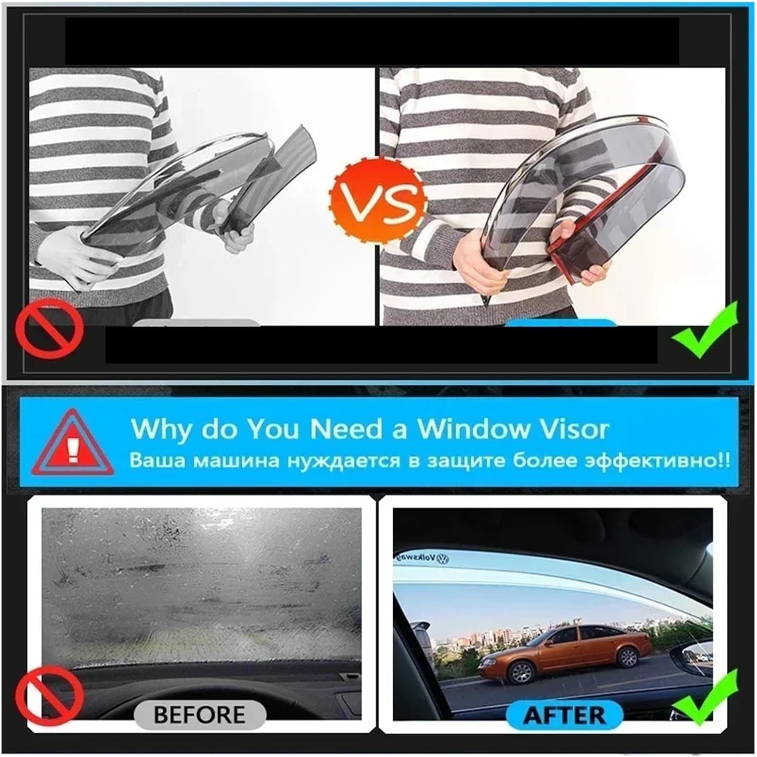 ヒュンダイ ツーソン 2005 2006 2007 2008 2010 2011-2014 対応 車用ウィンドウバイザー デフレクタ