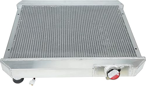 Miniatura 298 de Radiador de aluminio AA5052 de 3 filas compatible con Dodge Ram 2009-2021 1500 2500 3500 4000 V6 V8 Pickup AT/MT 3 filas,1 fila,Ventilador