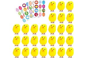 TUPARKA Easter Chick Stickers and Chenille Decor