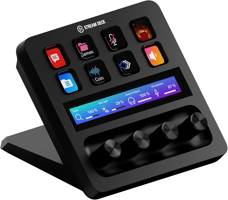 Elgato Stream Deck +, mixer audio e controller da studio