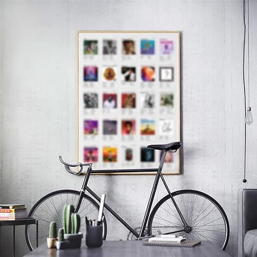 Miniatura 5 de 50 piezas de pósteres de 4 x 6 pulgadas, kit de collage de pared para decoración de habitación, cubierta de álbum, música, rapero, banda, póster de