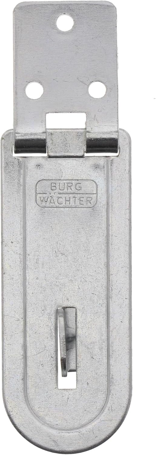 Burg-Wächter PCC 100 SB Heavy Duty Hasps and Staples, Silver, 100 mm - Image 4