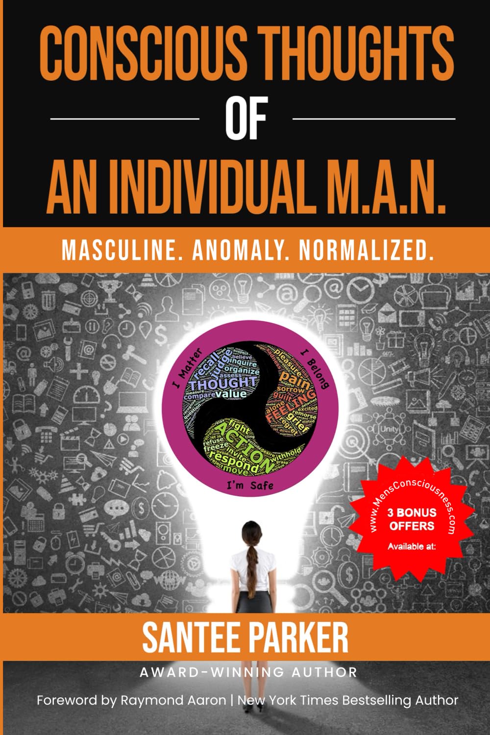 Conscious Thoughts of An Individual M.A.N.: Masculine. Anomaly. Normalized.