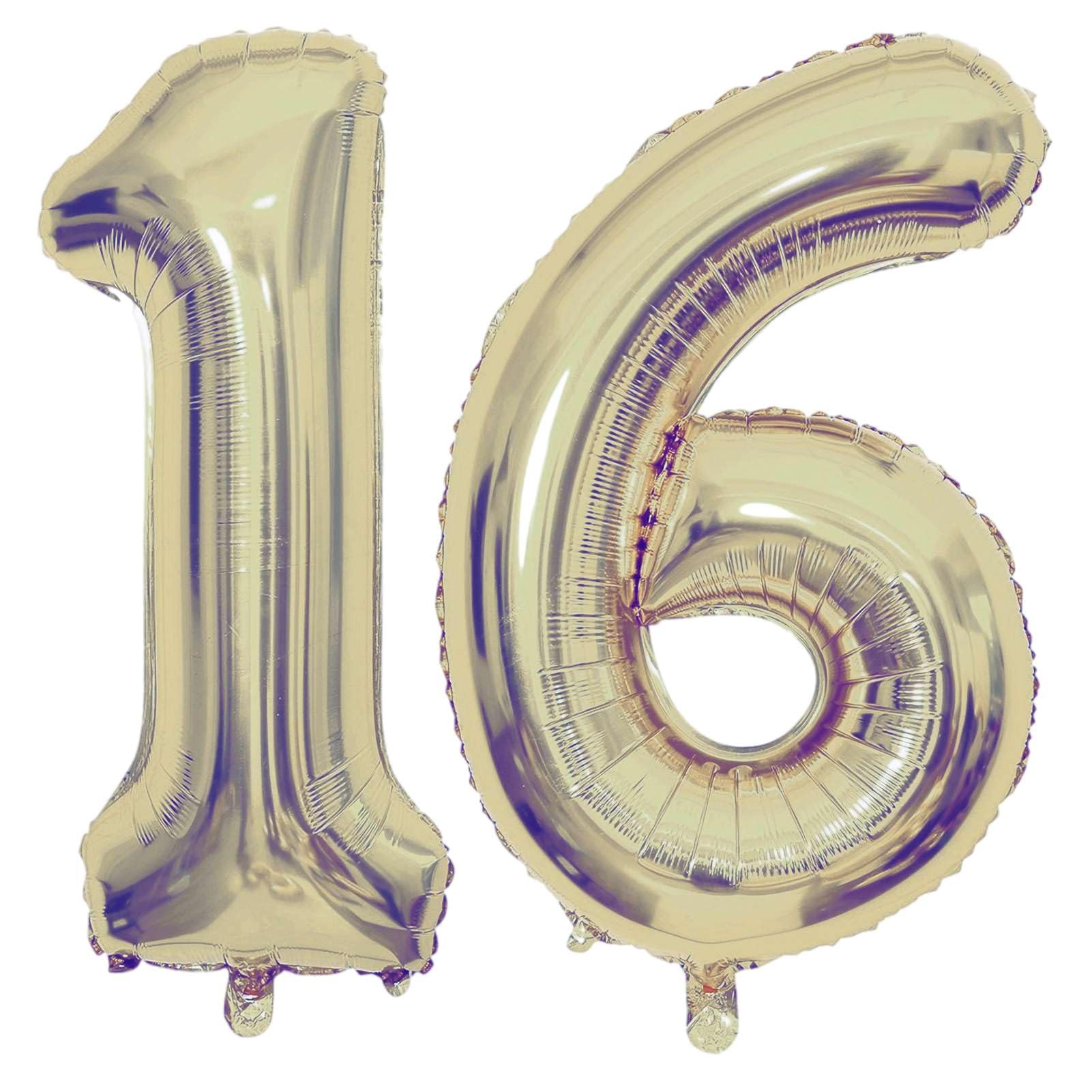 Champagne Gold Number Balloons - 40 Inch -13 Champagne Gold Number Balloons - 40 Inch -13