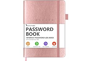 Best Password Organizer: Password Book with Alphabetical Tabs