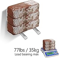 Vista 2 de Soporte de pared para estante, soporte universal de acero inoxidable para microondas, estante plegable ajustable y resistente, para accesorios