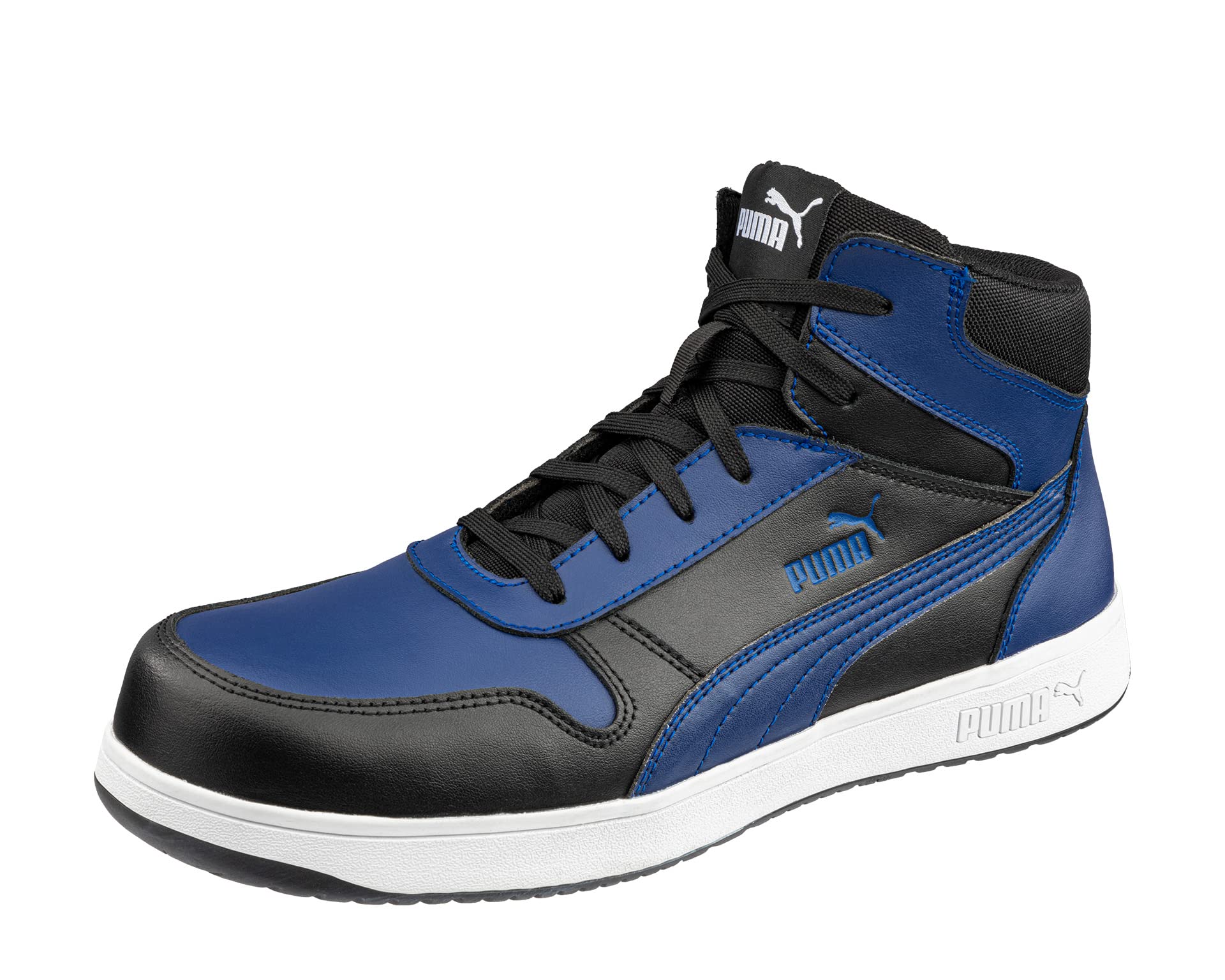 PUMA Safety FRONTCOURT MID S3 ESD FO HRO SR Unisex Sicherheitsschuhe rutschfest metallfrei Fiberglaskappe