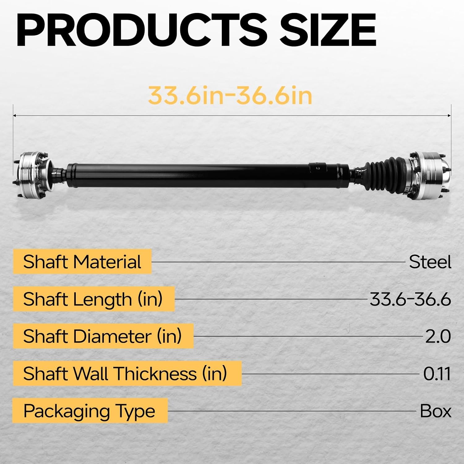 Front Drive Shaft [Automatic Transmission] Fit For Jeep Commander 2007-2010/ Grand Cherokee 2007-2010# 52853431AA