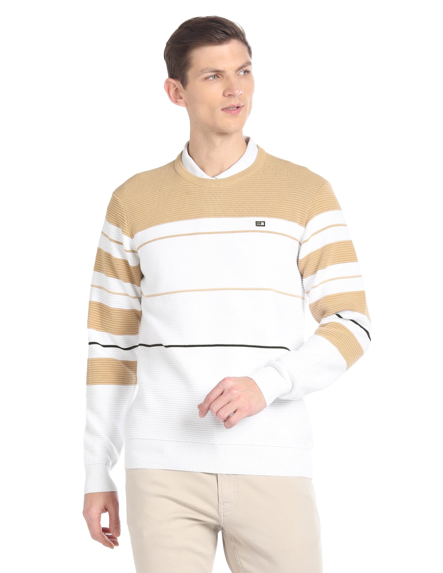 arrow Men's Cotton Round Neck Sweater-picture-23