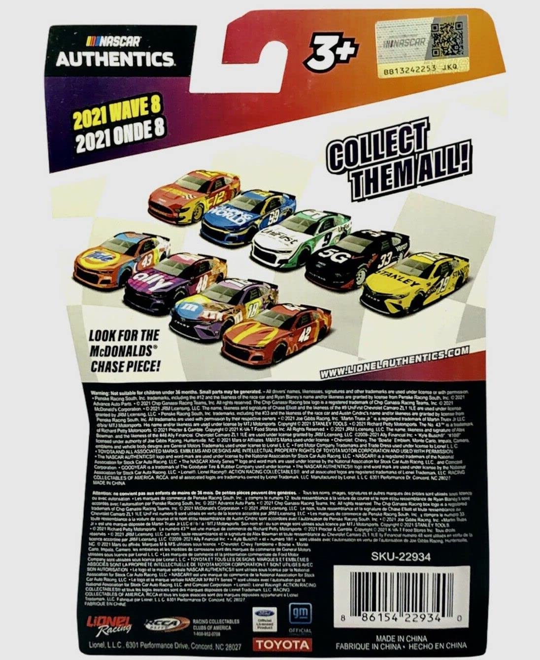 Amazon.com: NASCAR Authentics 2021 Wave 8 Alex Bowman #48 : Toys