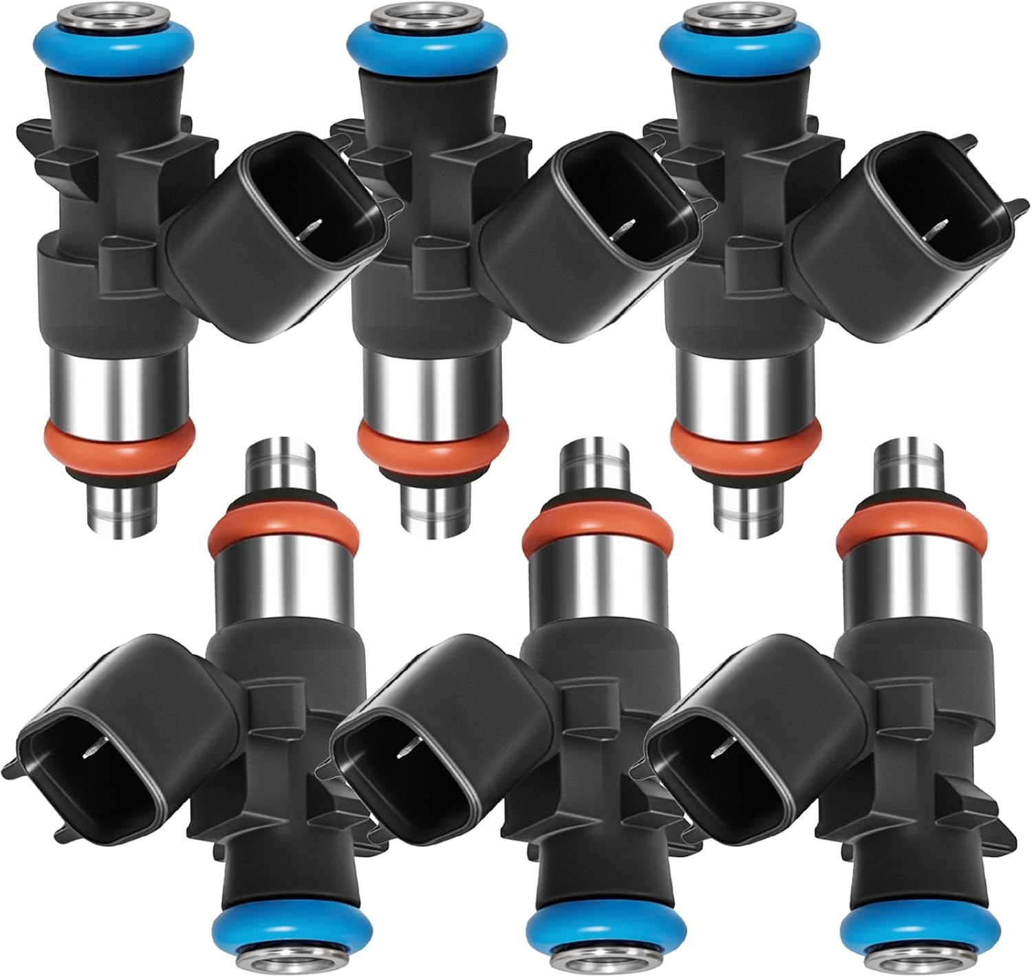 Fuel Injector For Jeep Cherokee 2014-2017,3.2L,V6,4 Holes,OEM#0280158313 04627794A(6pc)