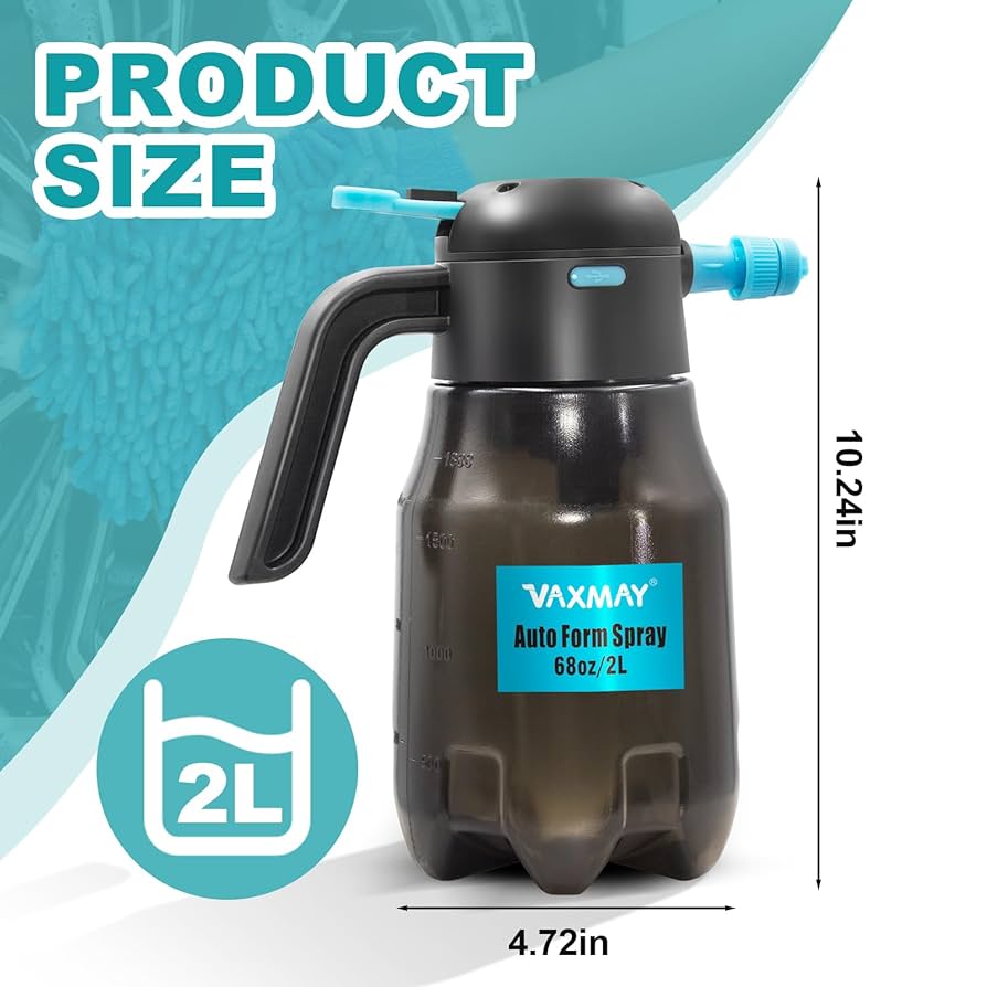 メンテナンス CARTON Electric Foam Sprayer VAXMAY Powerful Battery-Powered Foam Sprayer with 2 Modes