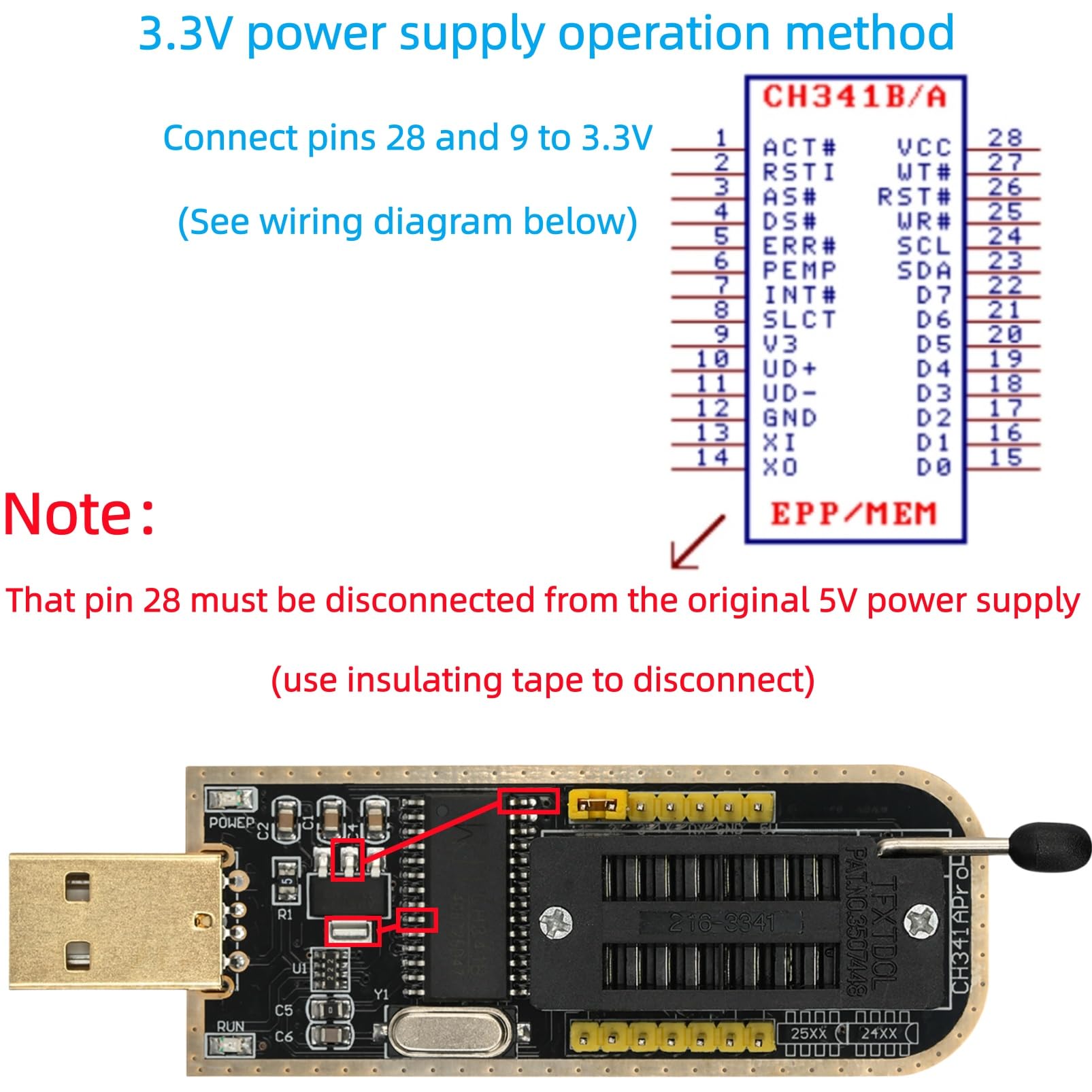 CH341A Programmer - EEPROM & SPI Flash Tool -4 CH341A Programmer - EEPROM & SPI Flash Tool -4