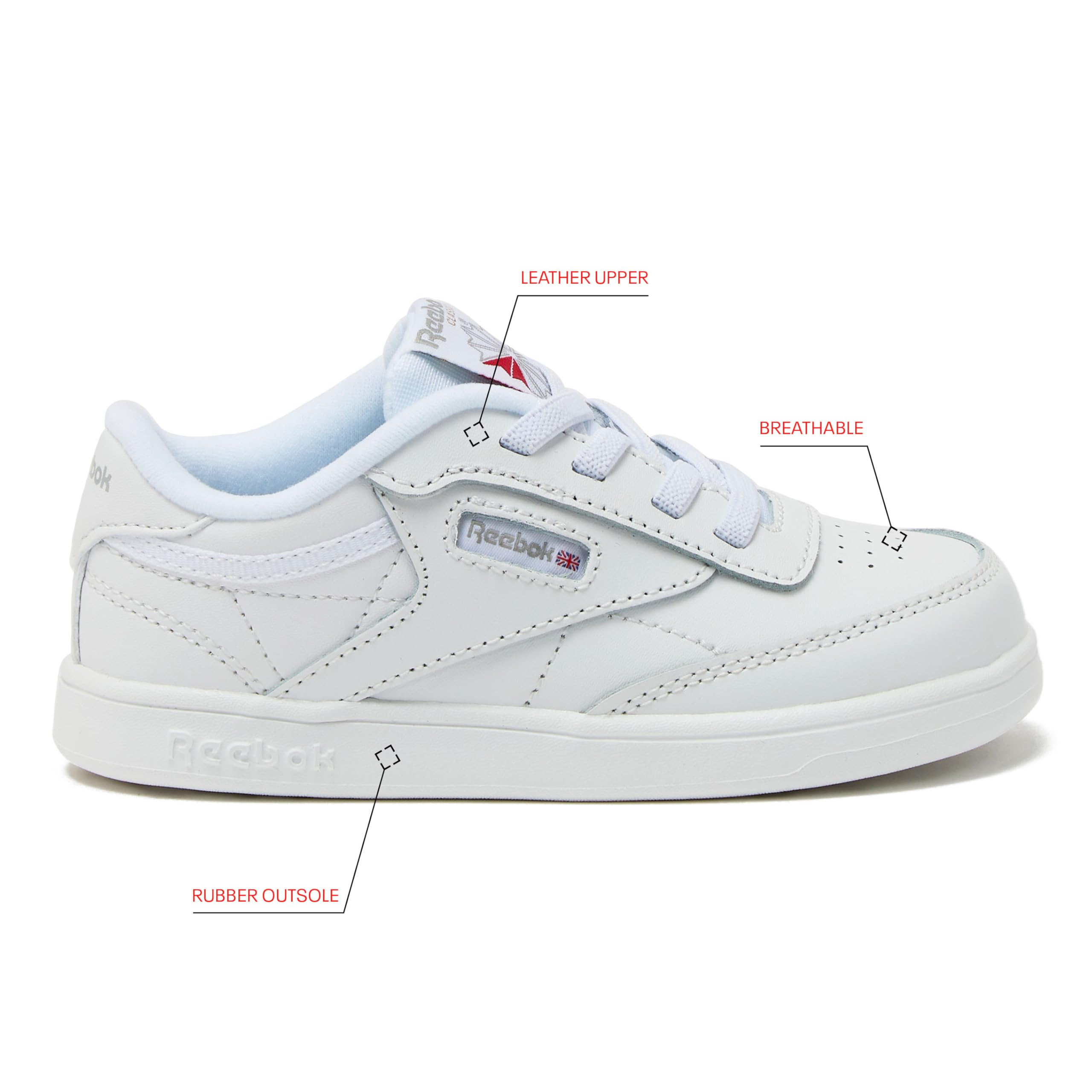 Reebok Scarpe da ginnastica Club C per bambini