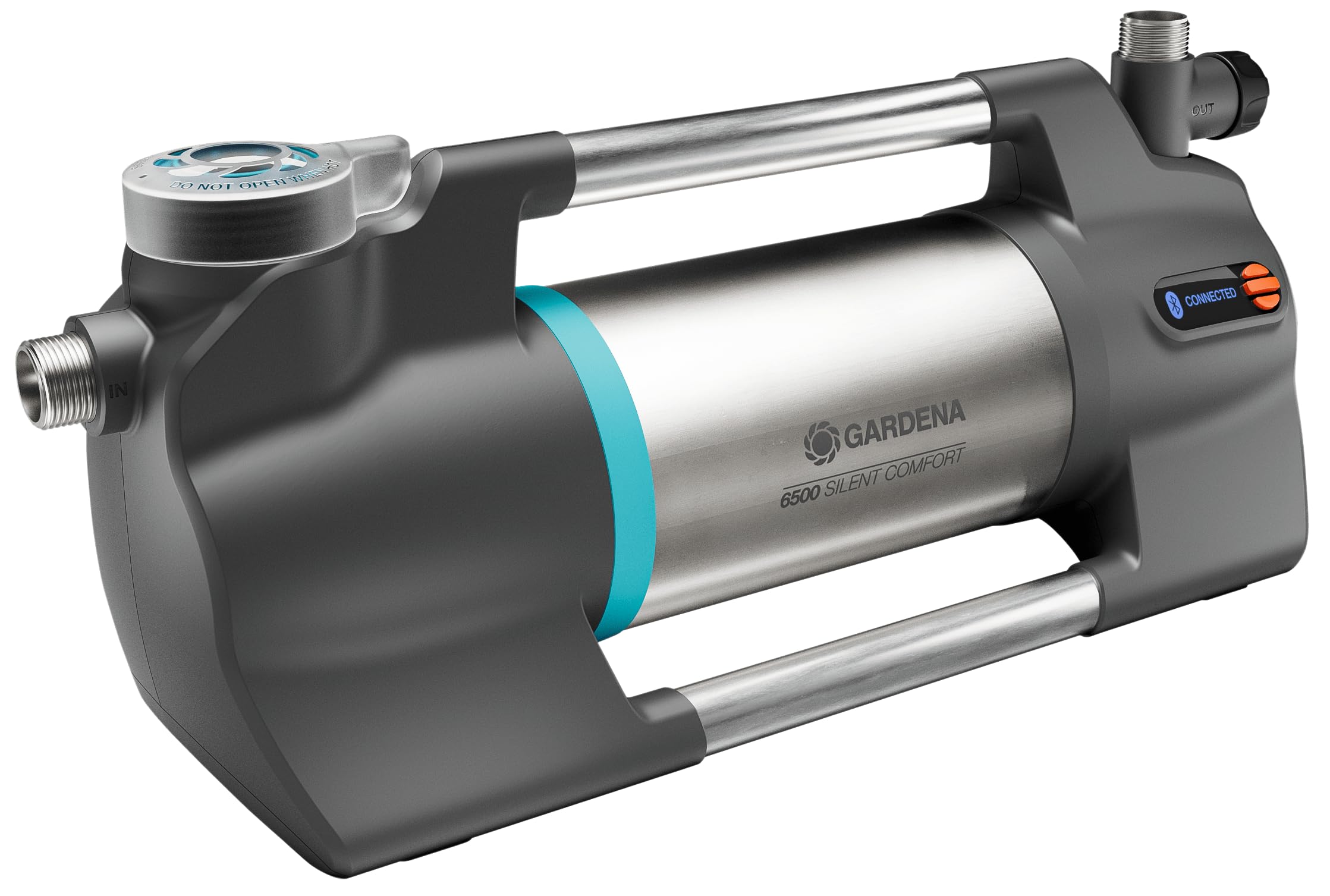 Gardena Garden Pump 6500 SilentComfort: Extra quiet irrigation pump with  remote control via app, flow rate 6500 l/h, dry-running safety, stainless  ...