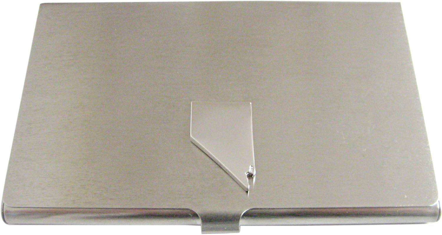 Kiola Designs Nevada State Map Shape Business Card Holder